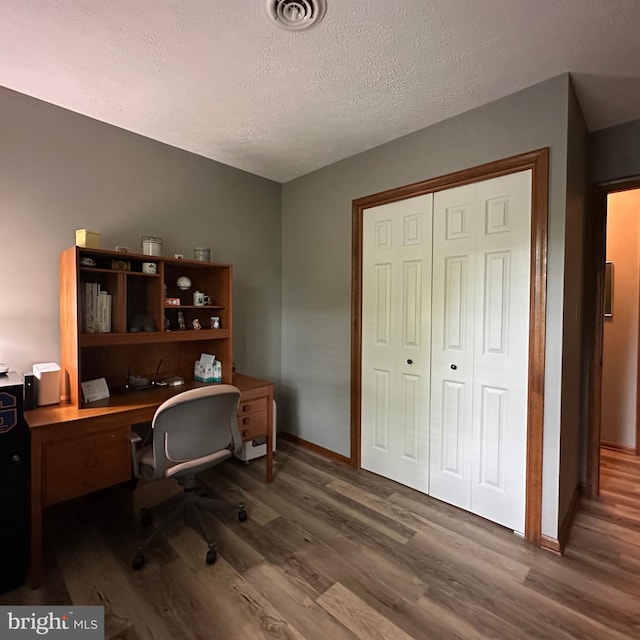8201 Michaux Dr, Fayetteville, PA 17222 - office space with wood finished floors, a textured ceiling, and baseboards