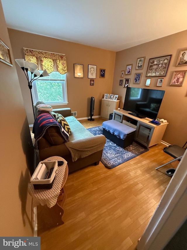 154 Bayshore Dr, Barnegat, NJ 08005 - living room with wood finished floors