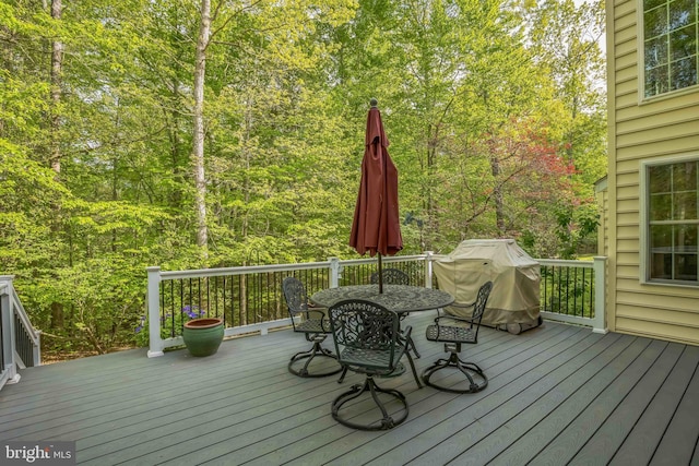 40801 Kiskadee Ln, Leonardtown, MD 20650 - deck with a forest view