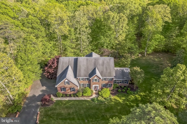 40801 Kiskadee Ln, Leonardtown, MD 20650 - view from above of property featuring a heavily wooded area