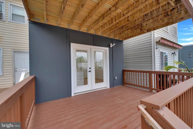 5318 5th St NW, Washington, DC 20011 - deck featuring french doors