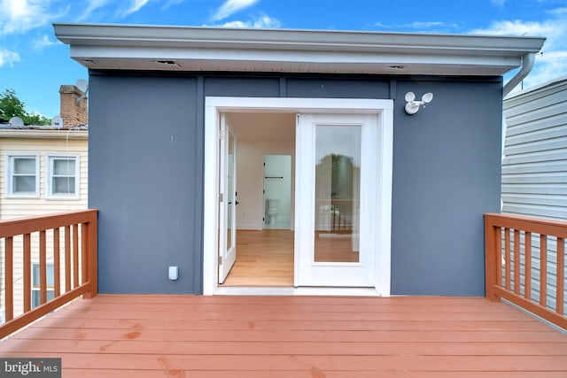 5318 5th St NW, Washington, DC 20011 - view of wooden terrace
