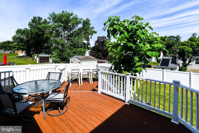 1222 Kings Tree Dr, Bowie, MD 20721 - deck with outdoor dining area