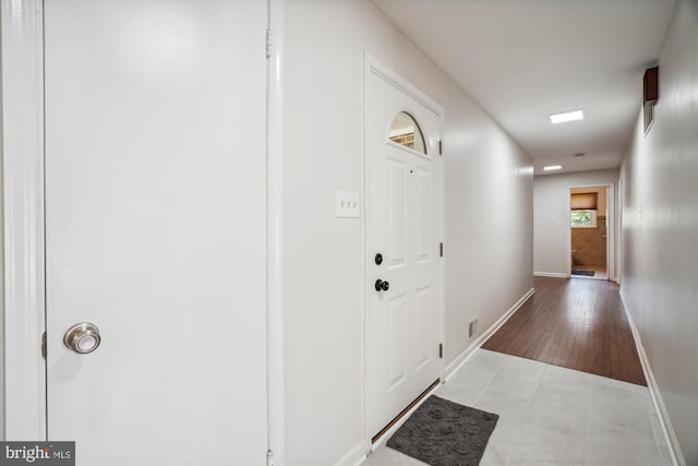 13925 Wayside Dr, Clarksville, MD 21029 - hall with baseboards and tile patterned floors