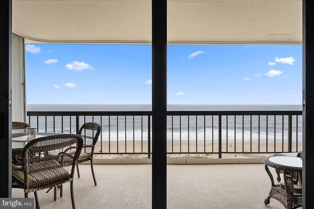 11100 Coastal Hwy Unit 904, Ocean City, MD 21842 - balcony featuring view of water and beach