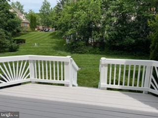 43614 Dunhill Cup Sq, Ashburn, VA 20147 - wooden terrace with a yard