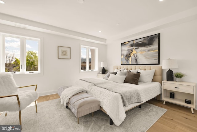 1202 Eton Ct NW Unit T3, Washington, DC 20007 - bedroom featuring wood finished floors, multiple windows, recessed lighting, and baseboards