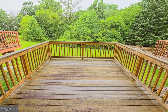 3942 Forest Valley Rd, Baltimore, MD 21234 - deck with a lawn