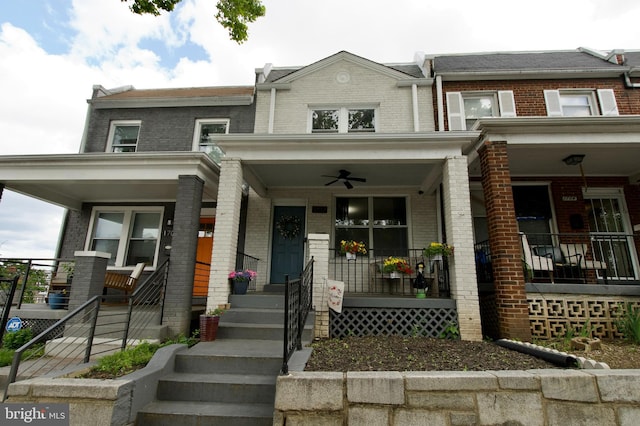 1702 Lang Pl NE, Washington, DC 20002 - multi unit property featuring covered porch and brick siding