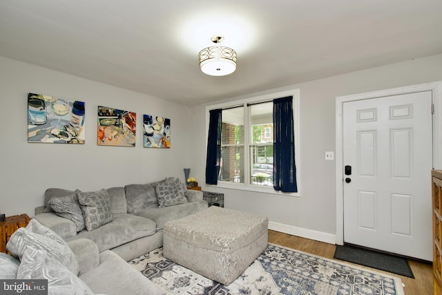 1702 Lang Pl NE, Washington, DC 20002 - living room with wood finished floors and baseboards