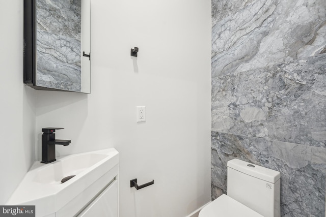 3005 Gaul St, Philadelphia, PA 19134 - half bathroom with vanity and toilet