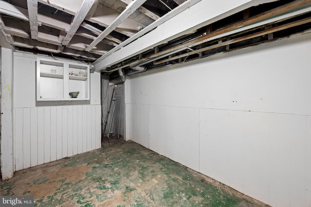 812 Powers St, Baltimore, MD 21211 - view of unfinished basement