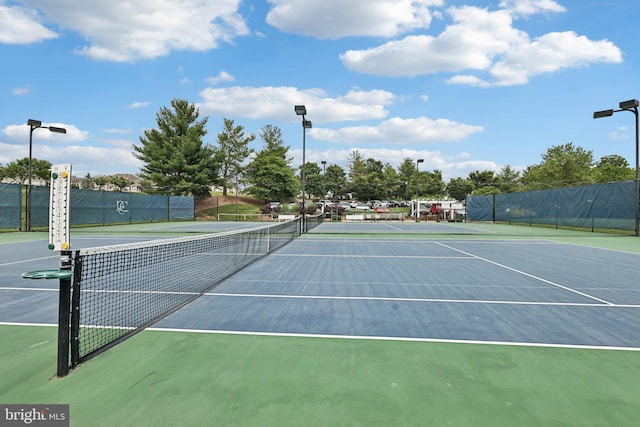 18442 Lanier Island Sq, Leesburg, VA 20176 - view of tennis court with community basketball court