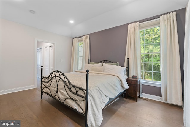 411 Merion Hill Ln, Conshohocken, PA 19428 - bedroom featuring wood finished floors and recessed lighting