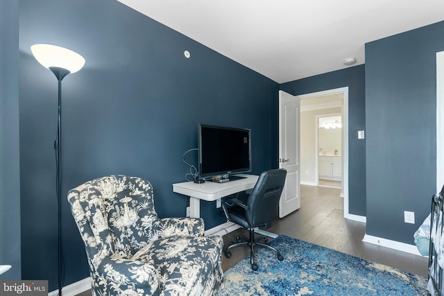 411 Merion Hill Ln, Conshohocken, PA 19428 - office space with wood finished floors and baseboards