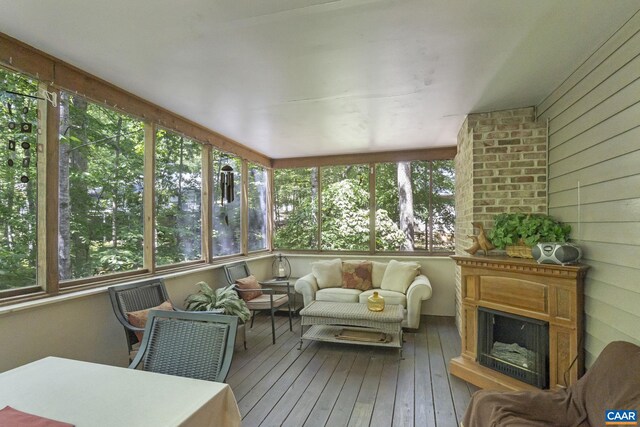 2 Whippoorwill Ln, Palmyra, VA 22963 - sunroom featuring outdoor lounge area
