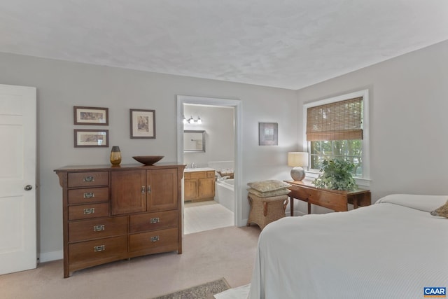 2 Whippoorwill Ln, Palmyra, VA 22963 - bedroom featuring light colored carpet and connected bathroom