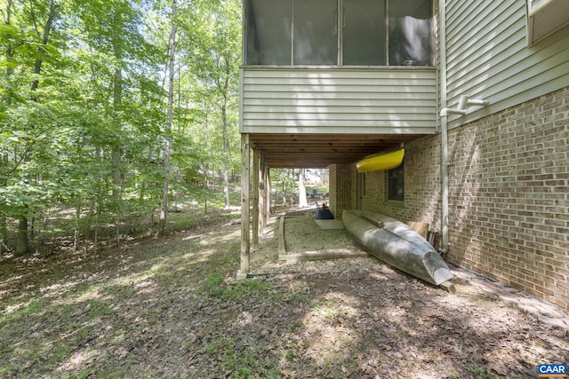 2 Whippoorwill Ln, Palmyra, VA 22963 - view of side of home with brick siding