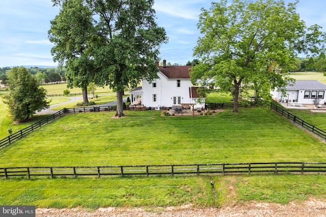 23350 Cedar Mountain Dr, Rapidan, VA 22733 - view of yard with a view of countryside and a patio area