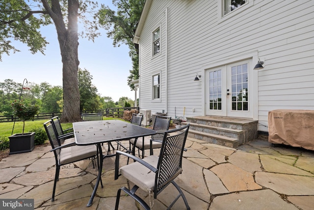 23350 Cedar Mountain Dr, Rapidan, VA 22733 - view of patio / terrace with french doors and outdoor dining area