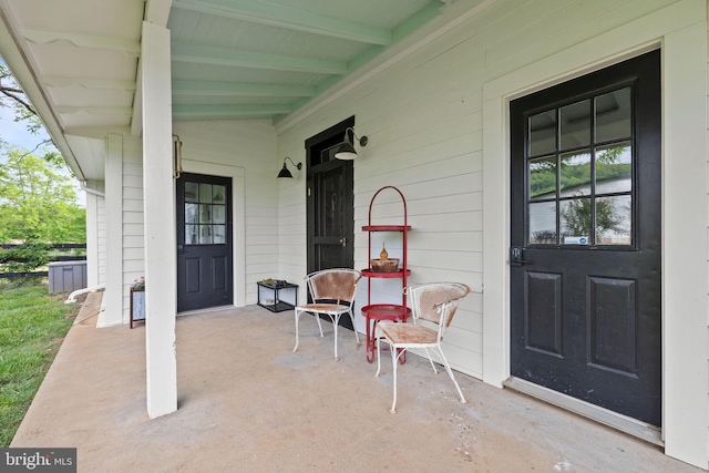 23350 Cedar Mountain Dr, Rapidan, VA 22733 - view of exterior entry featuring a porch