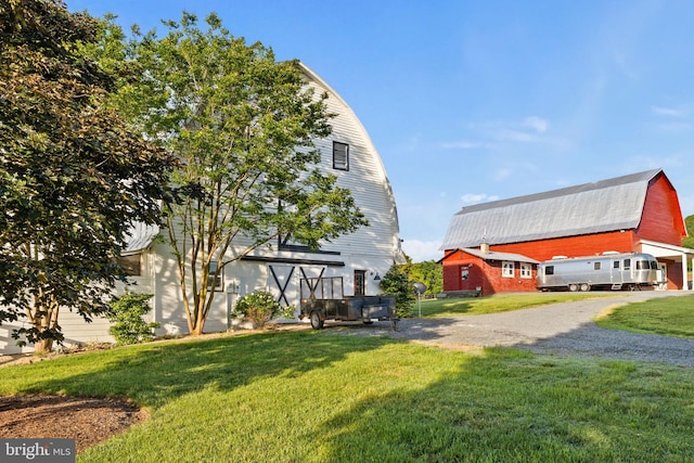 23350 Cedar Mountain Dr, Rapidan, VA 22733 - view of green lawn with a barn