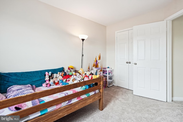 22953 Fleet Ter, Sterling, VA 20166 - bedroom with light colored carpet and a closet
