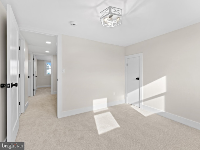 212 W 13th Ave, Wildwood, NJ 08260 - empty room featuring light carpet, baseboards, and recessed lighting