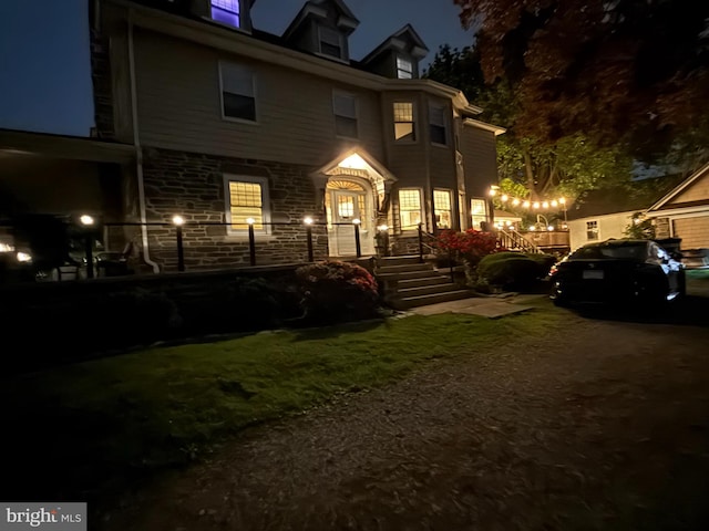 225 Wayne Ave, Lansdowne, PA 19050 - view of front facade with stone siding