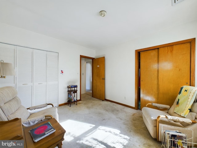 834 Amboy Ave, Edison, NJ 08837 - sitting room featuring baseboards and carpet