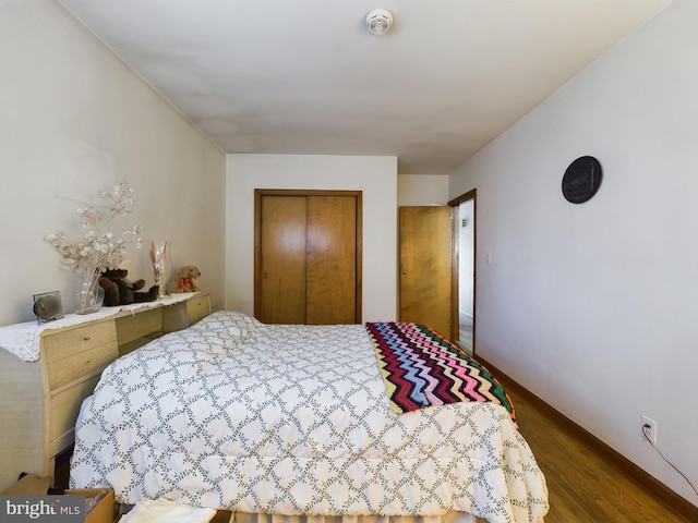 834 Amboy Ave, Edison, NJ 08837 - bedroom with wood finished floors and a closet
