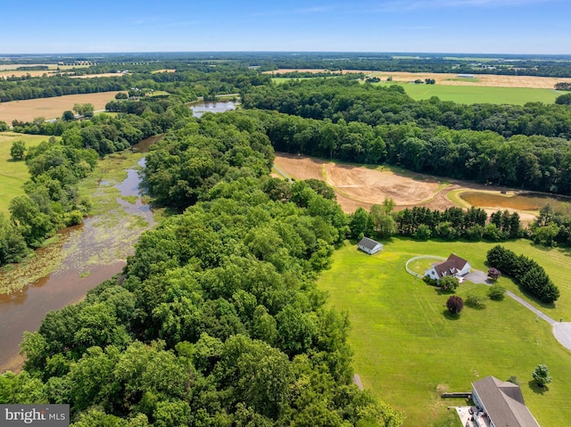 11307 Urieville Ln, Worton, MD 21678 - aerial view of sparsely populated area featuring a large body of water