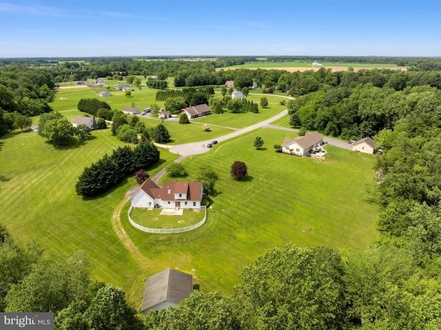 11307 Urieville Ln, Worton, MD 21678 - aerial view of sparsely populated area featuring a tree filled landscape