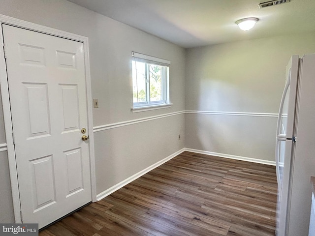 1006 N York Rd Unit 15, Willow Grove, PA 19090 - spare room featuring dark wood-style floors and baseboards