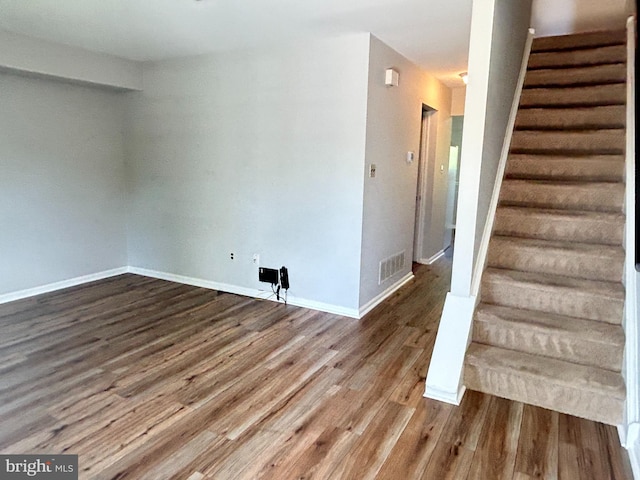 1006 N York Rd Unit 15, Willow Grove, PA 19090 - unfurnished room featuring stairway, wood finished floors, and baseboards