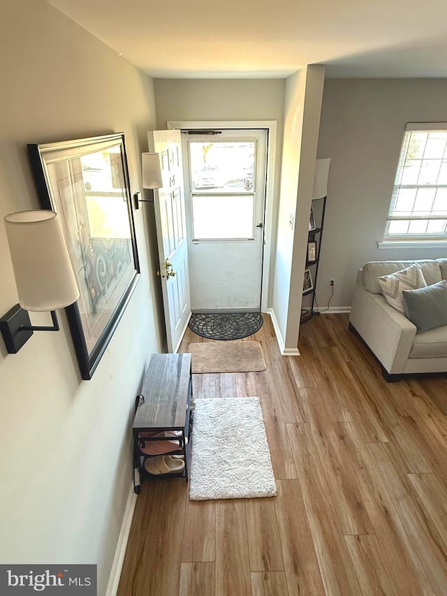 1006 N York Rd Unit 15, Willow Grove, PA 19090 - entrance foyer with wood finished floors and baseboards