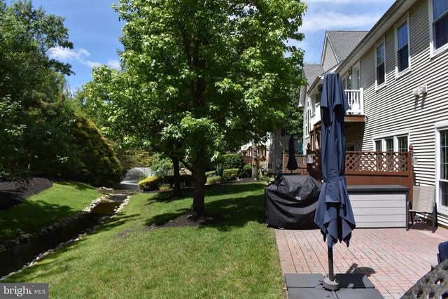 61 Grand Banks Cir, Marlton, NJ 08053 - view of green lawn with a patio