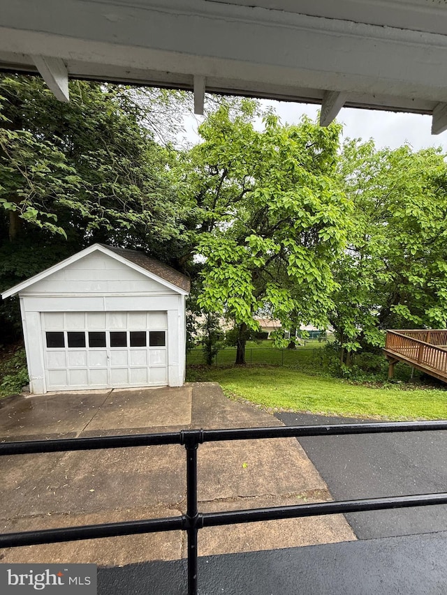 241 Edge Hill Rd, Glenside, PA 19038 - view of detached garage