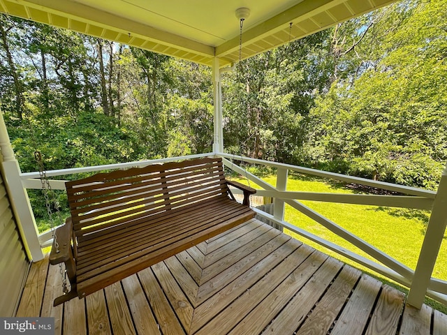 2605 Magdalene Acres Pl, Waldorf, MD 20603 - view of wooden terrace