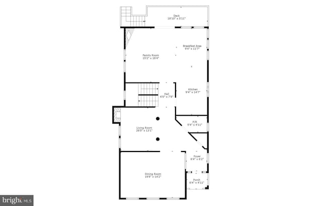2227 N Albemarle St, Arlington, VA 22207 - home floor plan