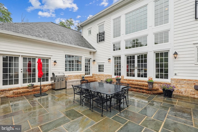 2740 Hunter Mill Rd, Oakton, VA 22124 - view of patio with area for grilling and outdoor dining space