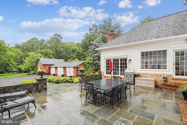 2740 Hunter Mill Rd, Oakton, VA 22124 - view of patio with outdoor dining space and area for grilling