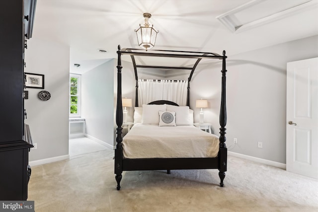 2740 Hunter Mill Rd, Oakton, VA 22124 - bedroom with light colored carpet and baseboards