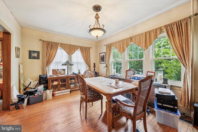 324 Cameron Rd, Willow Grove, PA 19090 - dining area featuring healthy amount of natural light and wood-type flooring