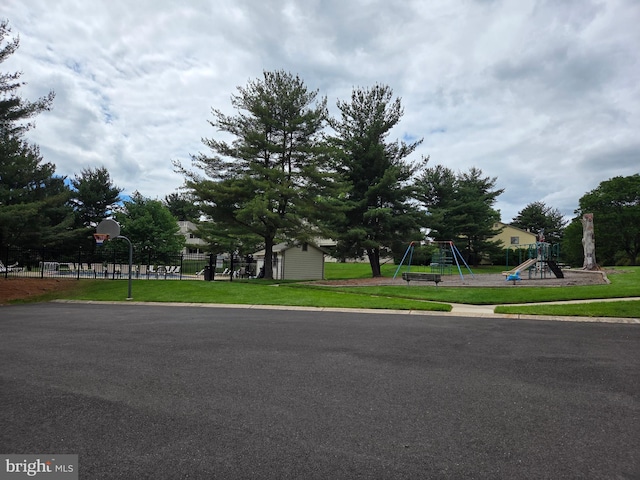 2704 Adams Ct, North Wales, PA 19454 - view of asphalt road with curbs