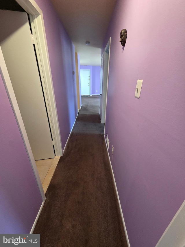 2704 Adams Ct, North Wales, PA 19454 - hallway with carpet flooring and baseboards