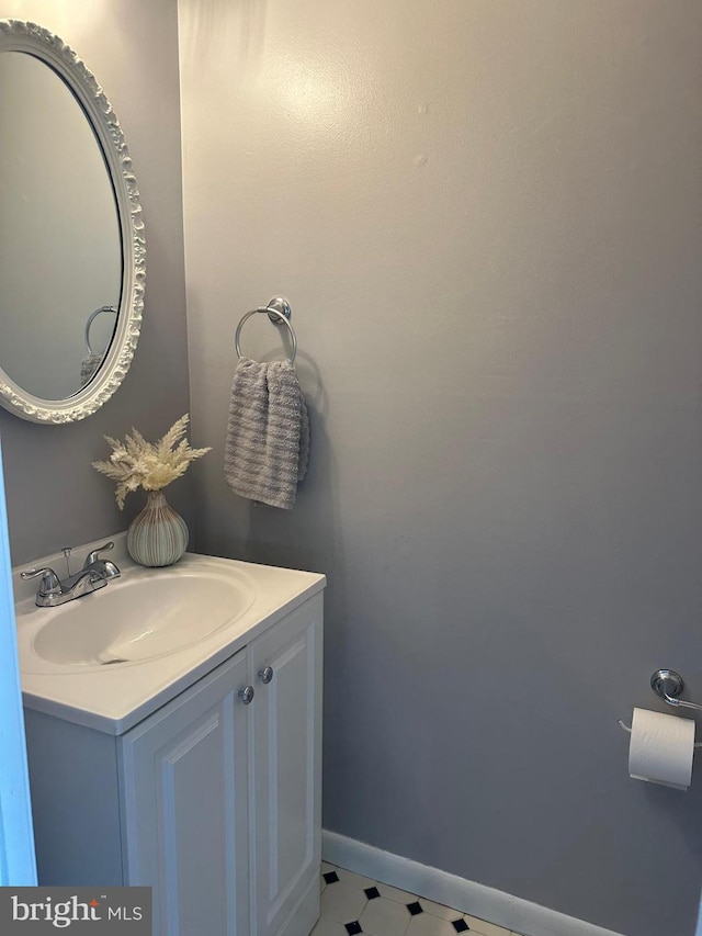 15709 Presswick Ln, Bowie, MD 20716 - bathroom featuring vanity, baseboards, and tile patterned floors