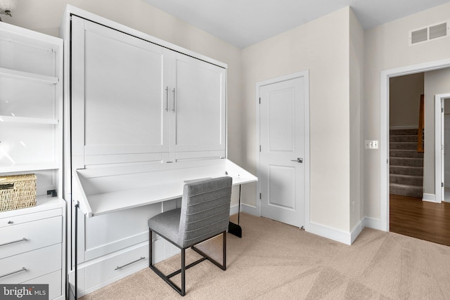 25493 Grassy Meadow Dr, Aldie, VA 20105 - office with baseboards and light colored carpet