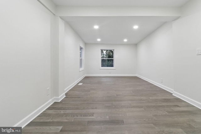 7746 16th St NW, Washington, DC 20012 - unfurnished room featuring recessed lighting, wood finished floors, and baseboards