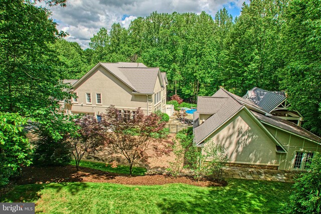 5026 Huntwood Manor Dr, Fairfax, VA 22030 - aerial view of property and surrounding area